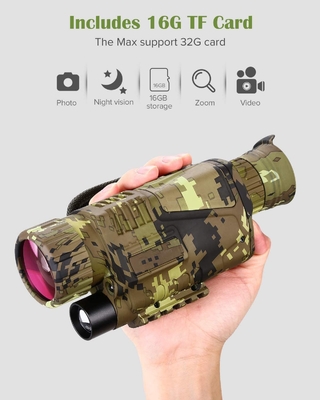 5x8 Night Vision Optics Ręczny teleskop monokularowy z akumulatorem